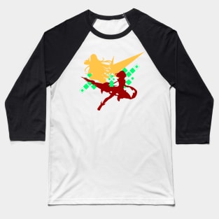 Pyra & Mythra Silhouette (Light) Baseball T-Shirt